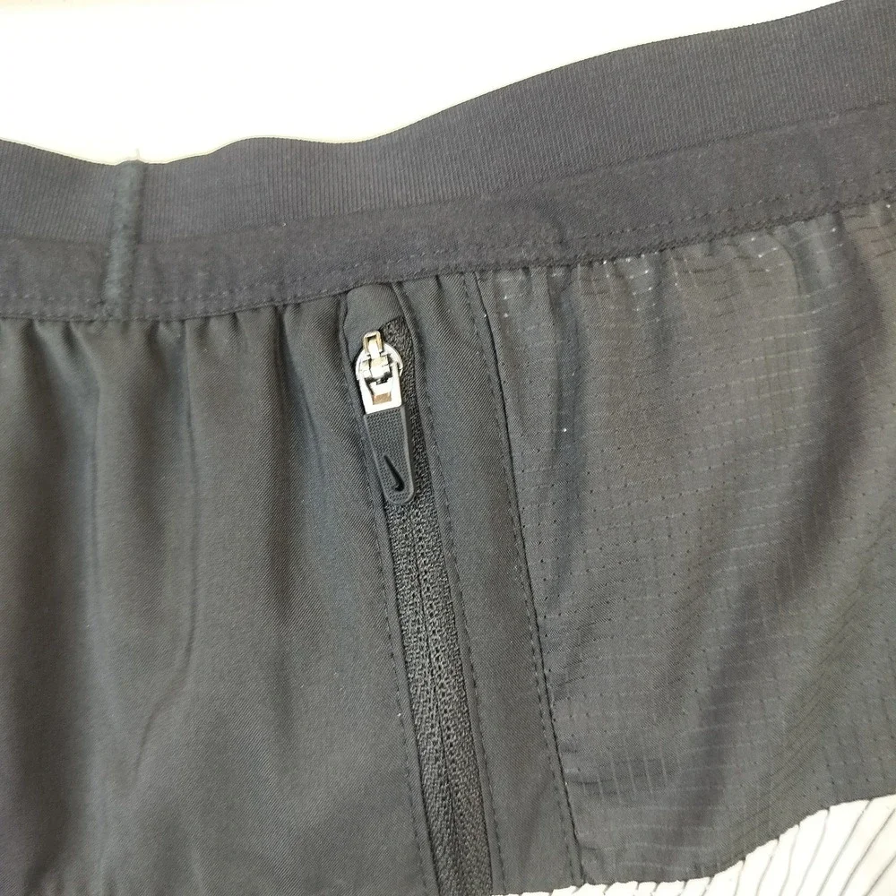 Nike Flex Stride Trail Running Shorts Medium Mens Athletic White Grey